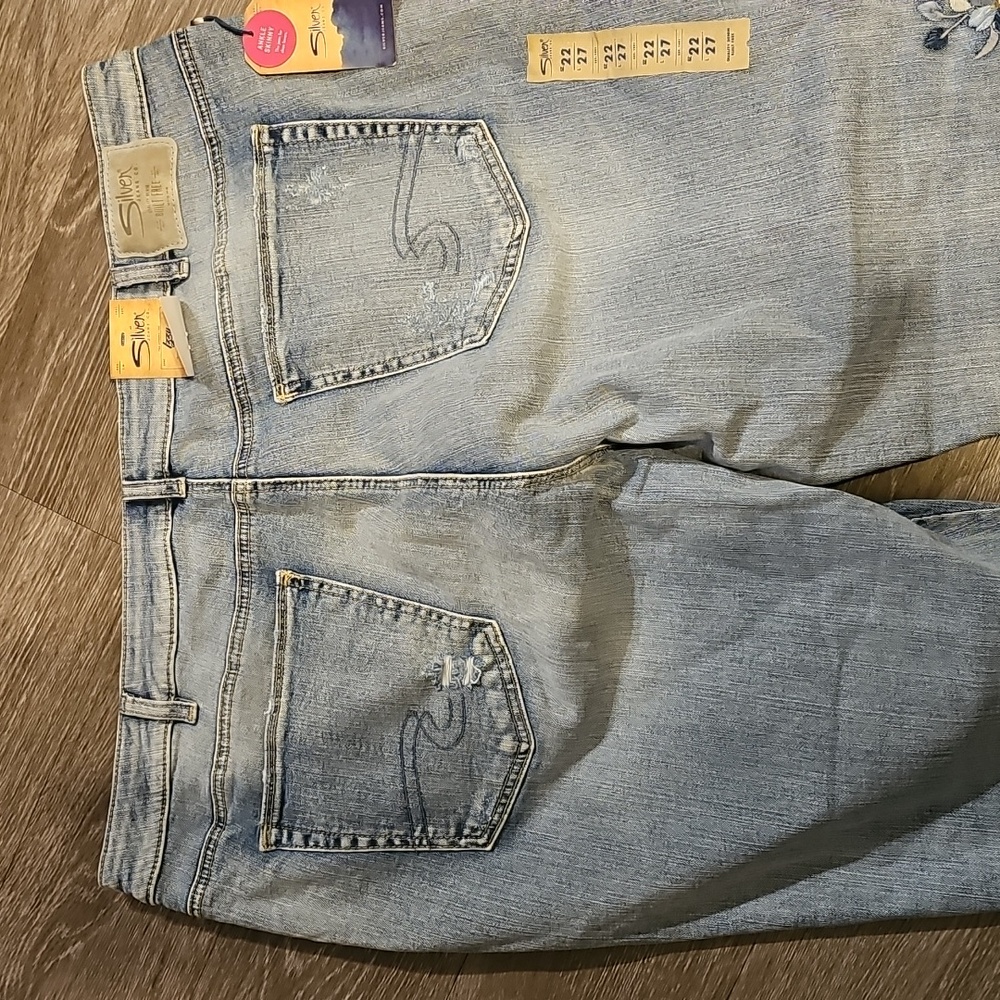 SILVER JEANS Womens NWTS sz 22/27 Ankle Skinny IZZY high rise jeans! Maurices - Picture 13 of 16